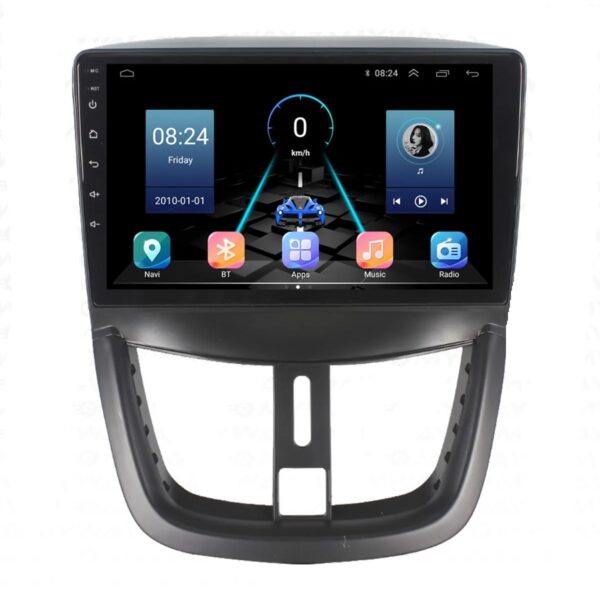 Peugeot 207 (2006-2010) Android 14 Carplay Navigasyon Multimedya - 8GB Ram 128GB HDD - CLLG921