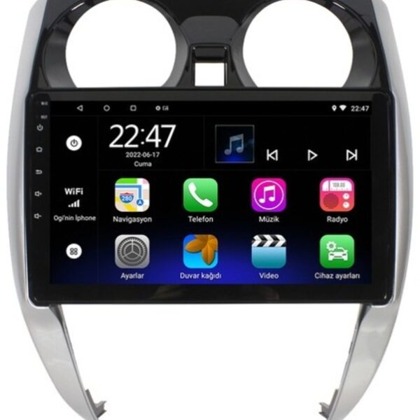 Nissan Micra (2010-2012) Android 14 Carplay Navigasyon Multimedya - 2GB Ram 32GB HDD - CLLG1408