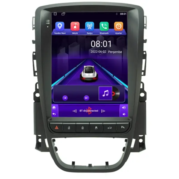 Opel Astra J Android 14 Carplay Navigasyon Tesla Ekran Multimedya - 4GB Ram 64GB HDD - CLLG1151