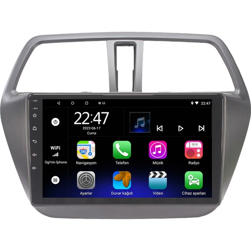 Suzuki S-Cross (2013-2020)  Android 14 Carplay Navigasyon Multimedya - 2GB Ram 32GB HDD - CLLG1947