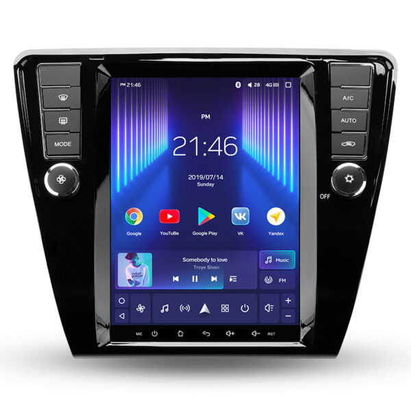 Skoda Süper B (2008-2014) Android 14 Carplay Navigasyon Tesla Ekran Multimedya - 4GB Ram 64GB HDD - CLLG2112