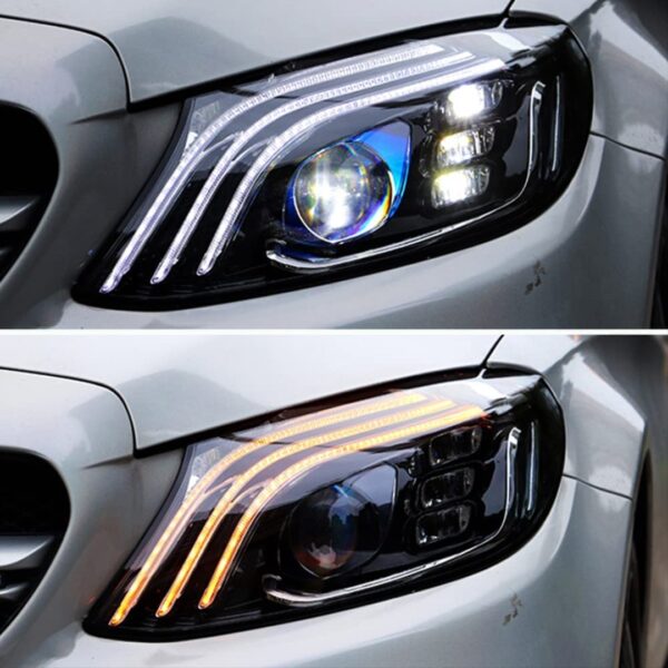 Mercedes W205 C Serisi (2014-2020)  Uyumlu Maybach Görünüm Led Far
