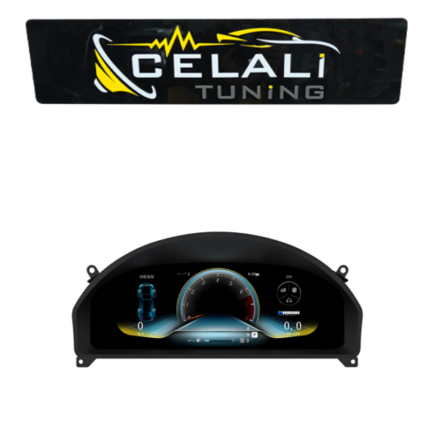 Mercedes E Coupe Serisi W207 (2010-2015) Dijital Hayalet Ekran Gösterge Paneli  CLLG2299