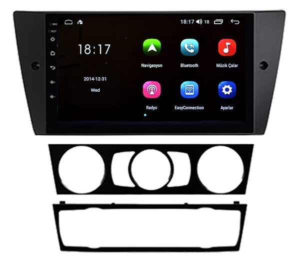 Bmw E90 (2005-2012) Android 14 Carplay Navigasyon Multimedya - 2GB Ram 32GB HDD - CLLG58