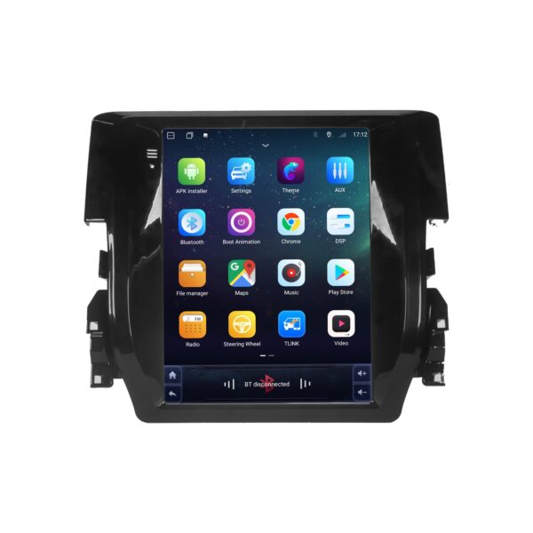 Honda Civic Fc5  Android 14 Carplay Navigasyon Tesla Ekran Multimedya - 8GB Ram 128GB HDD - CLLG2351