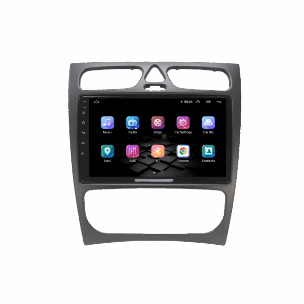 Mercedes C Class W203 (2001-2004) Android 14 Carplay Navigasyon Multimedya - 4GB Ram 64GB HDD - CLLG530