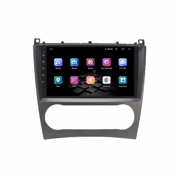 Mercedes C Class  W208-W209 (2005-2007)  Android 14 Carplay Navigasyon Multimedya - 8GB Ram 128GB HDD - CLLG535