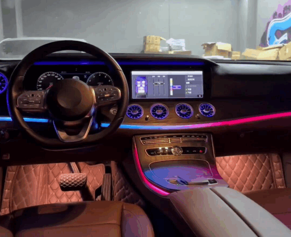 Mercedes E Serisi W213 (2016-2023) Araç İçi Ambiyans Aydınlatma Seti 64 Renk