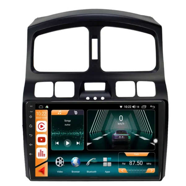 Hyundai Santa Fe (2003)  Android 14 Carplay Navigasyon Multimedya - 4GB Ram 64GB HDD - CLLG1734