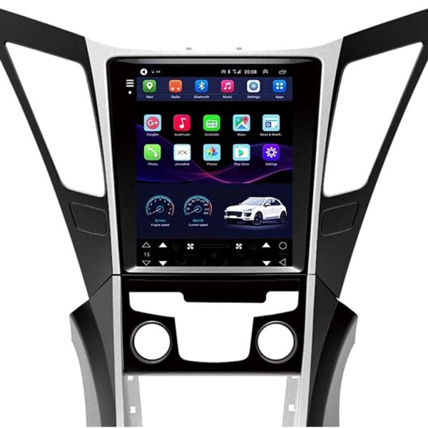 Hyundai Sonata (2011-2014) Android 14 Carplay Navigasyon Tesla Ekran Multimedya - 4GB Ram 64GB HDD - CLLG2053
