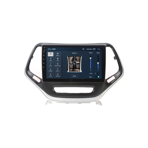 Jeep Cherokee (2011-2012) 9''İnç Android 14 Carplay Navigasyon Multimedya - 4GB Ram 64GB HDD - CLLG25089