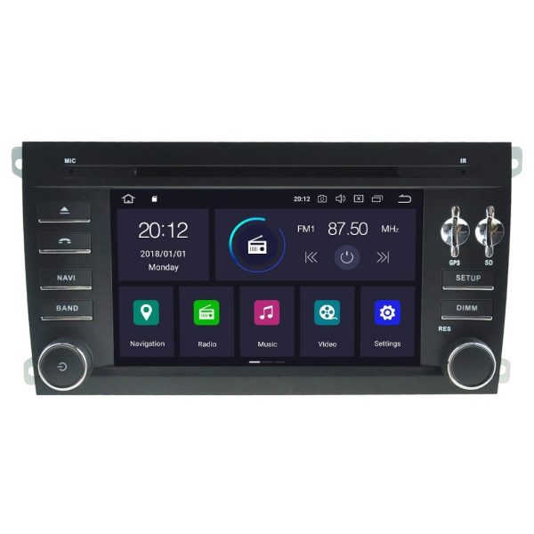 Porsche Cayenne (2003-2010) Android 14 Carplay Navigasyon Tuşlu Multimedya - 4GB Ram 64GB HDD - CLLG891