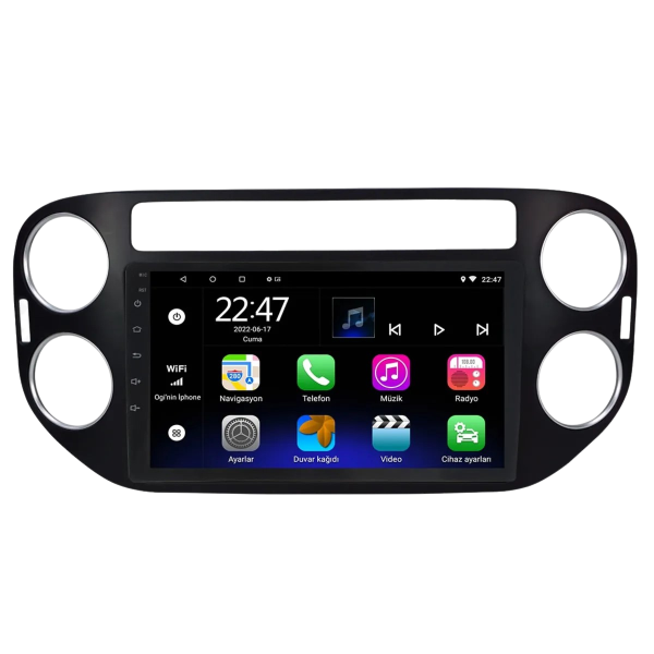 Volkswagen Tiguan (2012-2015) Android 14 Carplay Navigasyon Multimedya - 4GB Ram 64GB HDD - CLLG25035