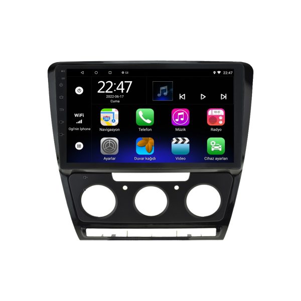 Skoda Octavia (2007-2014) Android 14 Carplay Navigasyon Multimedya - 2GB Ram 16GB HDD - CLLG25179