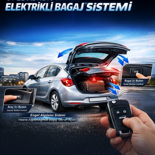 Opel Astra j Uyumlu Elektrikli Bagaj Açma - CLL25128