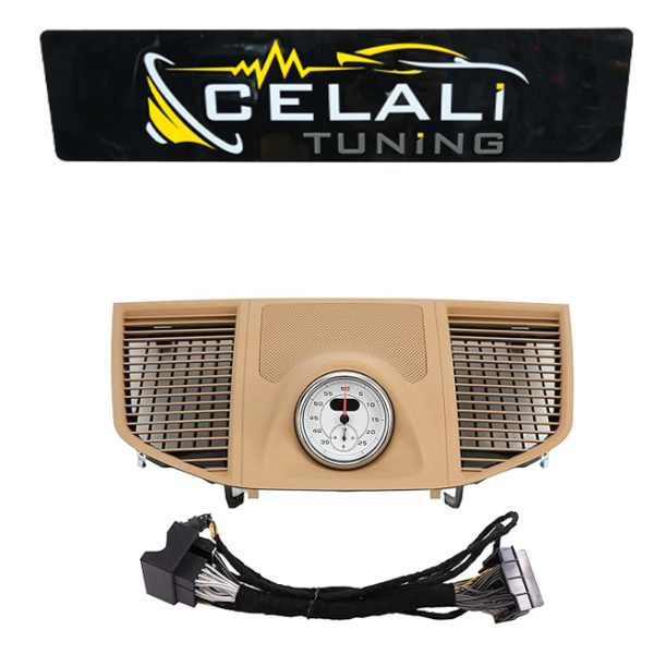 Porsche Macan (2010-2017) Bej Chrono Saat – CLLGT1030