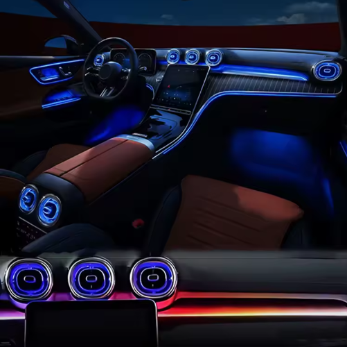 Mercedes C Serisi W206 (2022-2025) Araç İçi Ambiyans Aydınlatma Seti 7 Parça