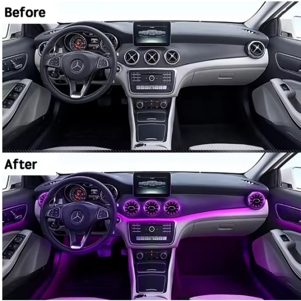 Mercedes GLA W156 (2013-2019) Araç İçi Ambiyans Aydınlatma Seti 3 Parça