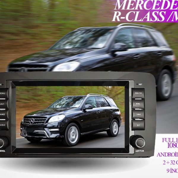 Mercedes R-Class / ML  Android 14 Carplay Navigasyon Multimedya – 4GB Ram 64GB HDD – CLLG2237