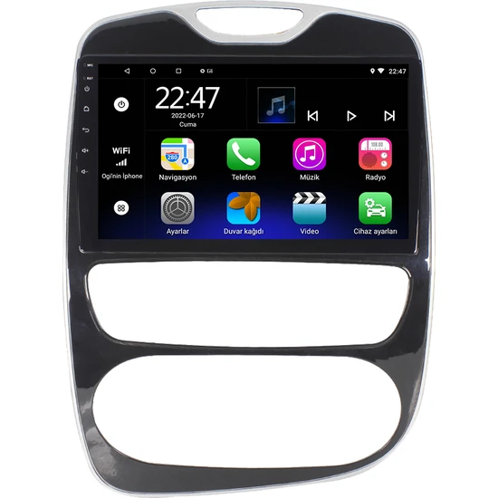 Renault Clio 4 (2012-2015)  Android 14 Carplay Navigasyon Multimedya - 4GB Ram 64GB HDD - CLLG2006