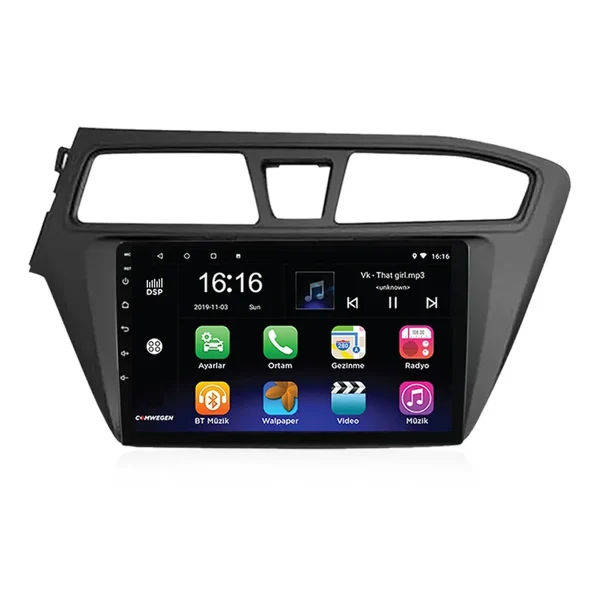 Hyundai i20 (2014-2017) Android 14 Carplay Navigasyon Multimedya - 2GB Ram 32GB HDD - CLLG970